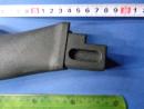 PVS Приклад N & K за AK-47-черен за щампована цевна кутия за АК-47 с метален оребрен затилък